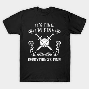 Funny Dungeon Tabletop Gamer Slogan T-Shirt